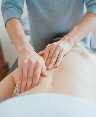 patient receiving massage