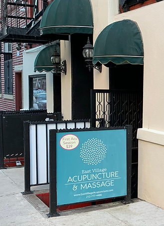 Clinic storefront East Village Acupuncture